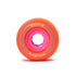 Orangatang 73mm Beefcake (80a, orange) longboard skateboard wheel (front)