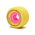 Orangatang 73mm Beefcake (86a, yellow) longboard skateboard wheel (hero)