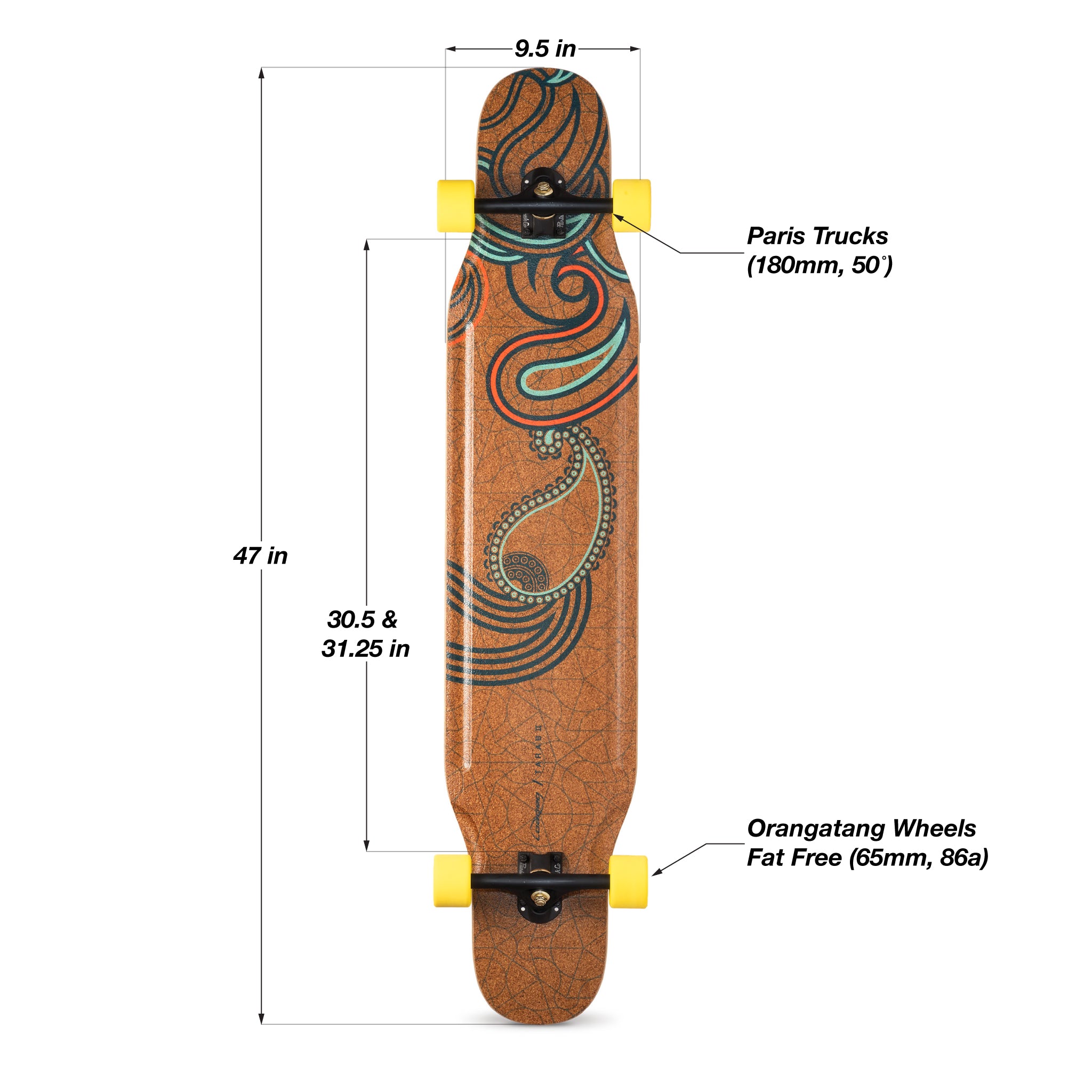 Tarab II | Dancing & Freestyle Longboard Skateboard | Loaded Boards