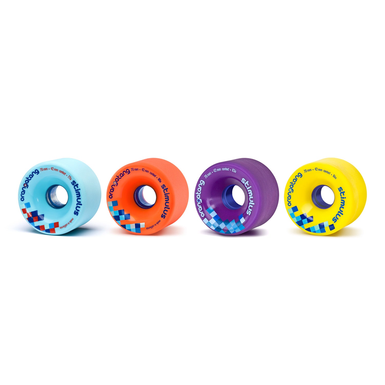 Orangatang 70mm Stimulus longboard skateboard wheels (hero)