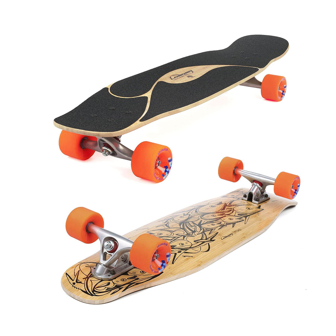 rygrad Lokomotiv Pris Poke | Carving and Pumping Longboard Skateboard | Loaded Boards