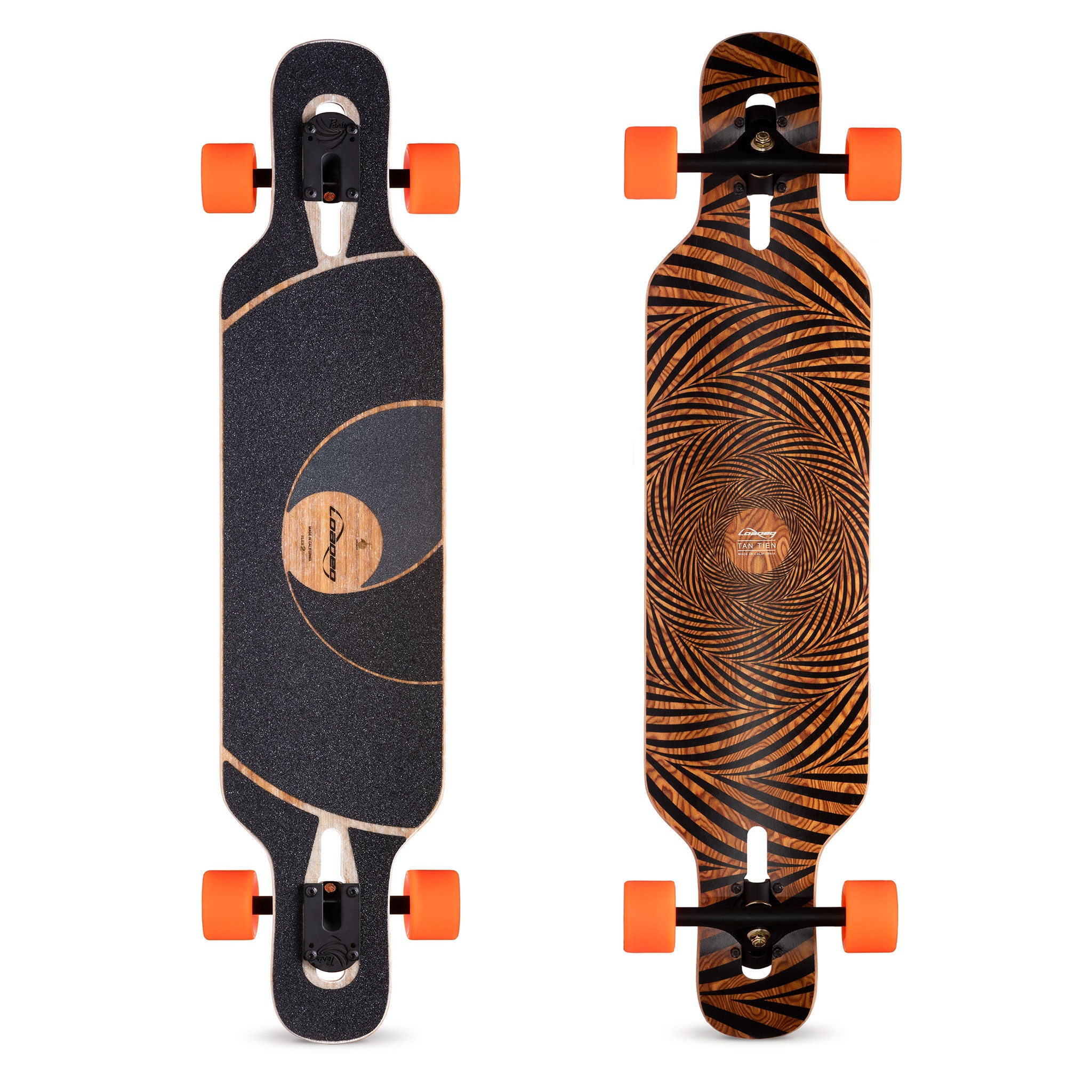 Tan Tien | Drop-Through Carving Longboard Skateboard | Loaded Boards